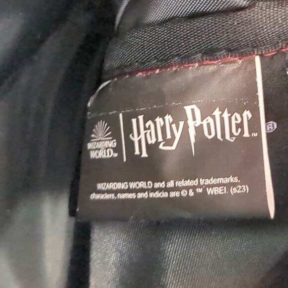 Harry Potter Wizarding World Hogwarts Crest Mini Backpack with Plaid Straps WB - Picture 8 of 8